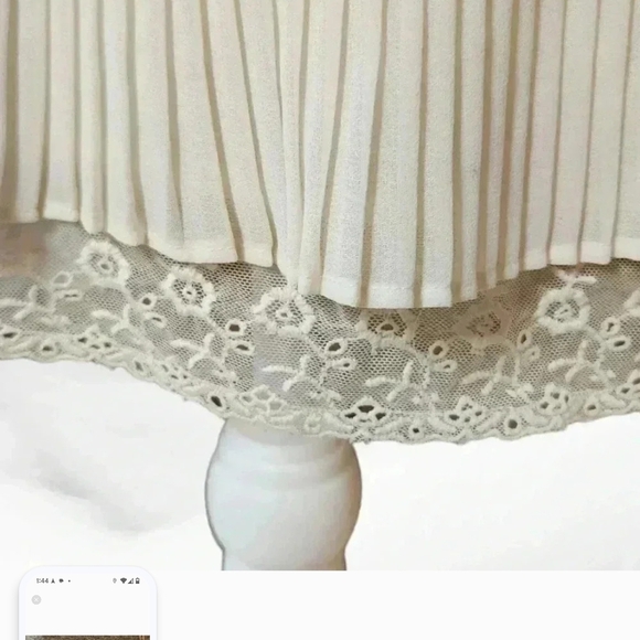 Galliano Gray and Cream Dress - Picture 4 of 6